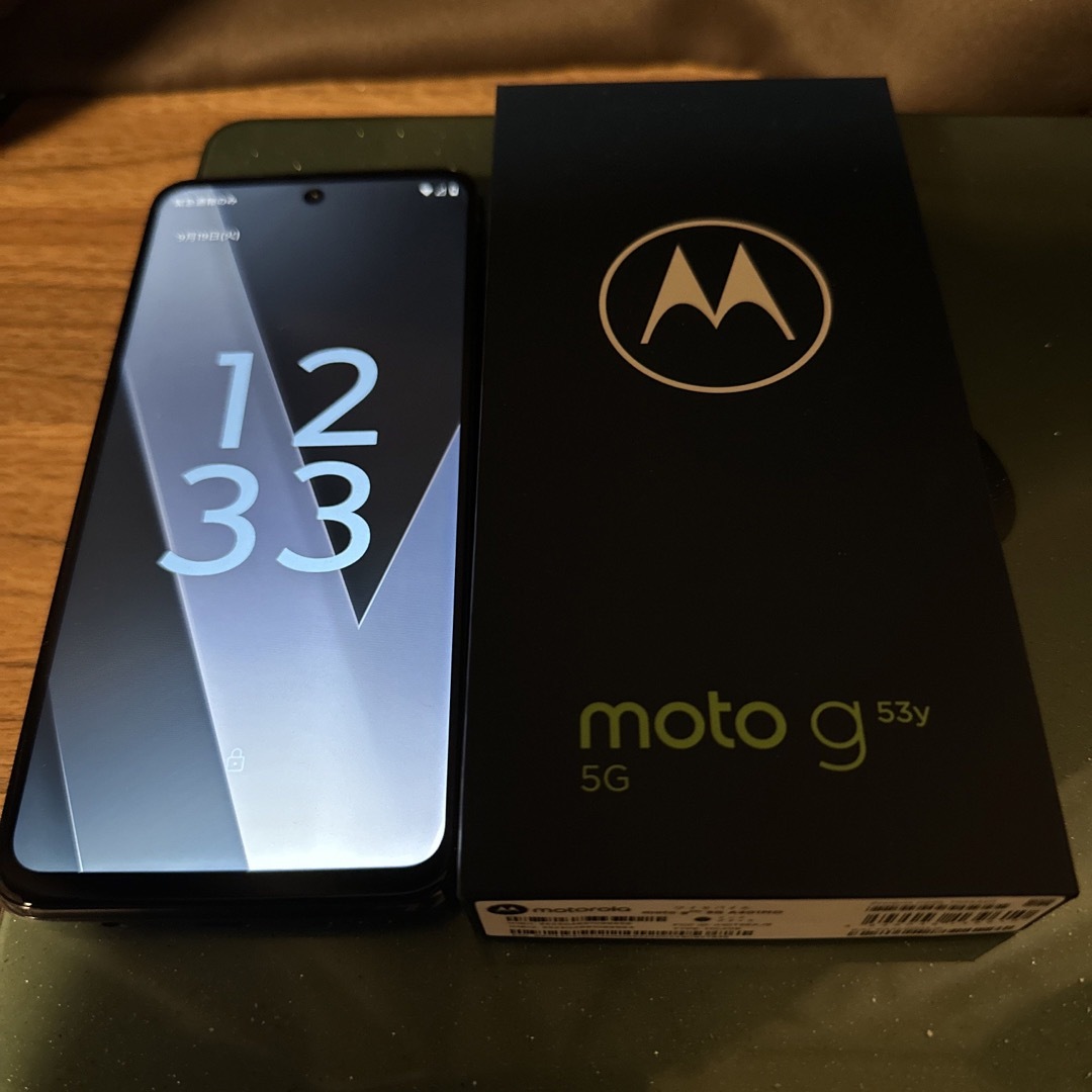 MOTOROLA moto g53y 5G A301MO インクブラック