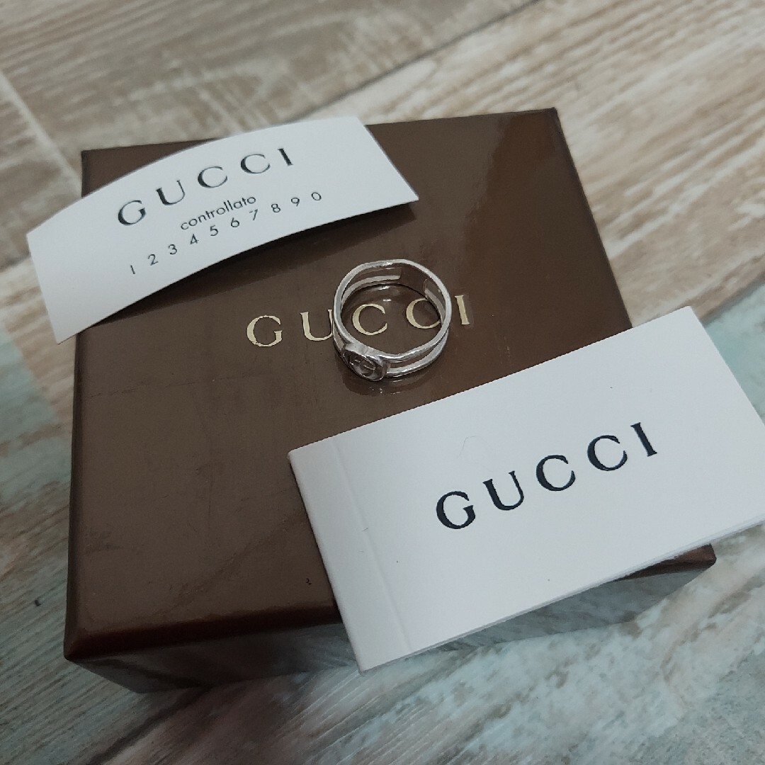 Gucci(グッチ)のGUCCI インターロッキングスリムG リング レディースのアクセサリー(リング(指輪))の商品写真