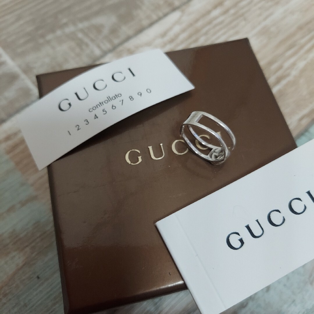 Gucci(グッチ)のGUCCI インターロッキングスリムG リング レディースのアクセサリー(リング(指輪))の商品写真