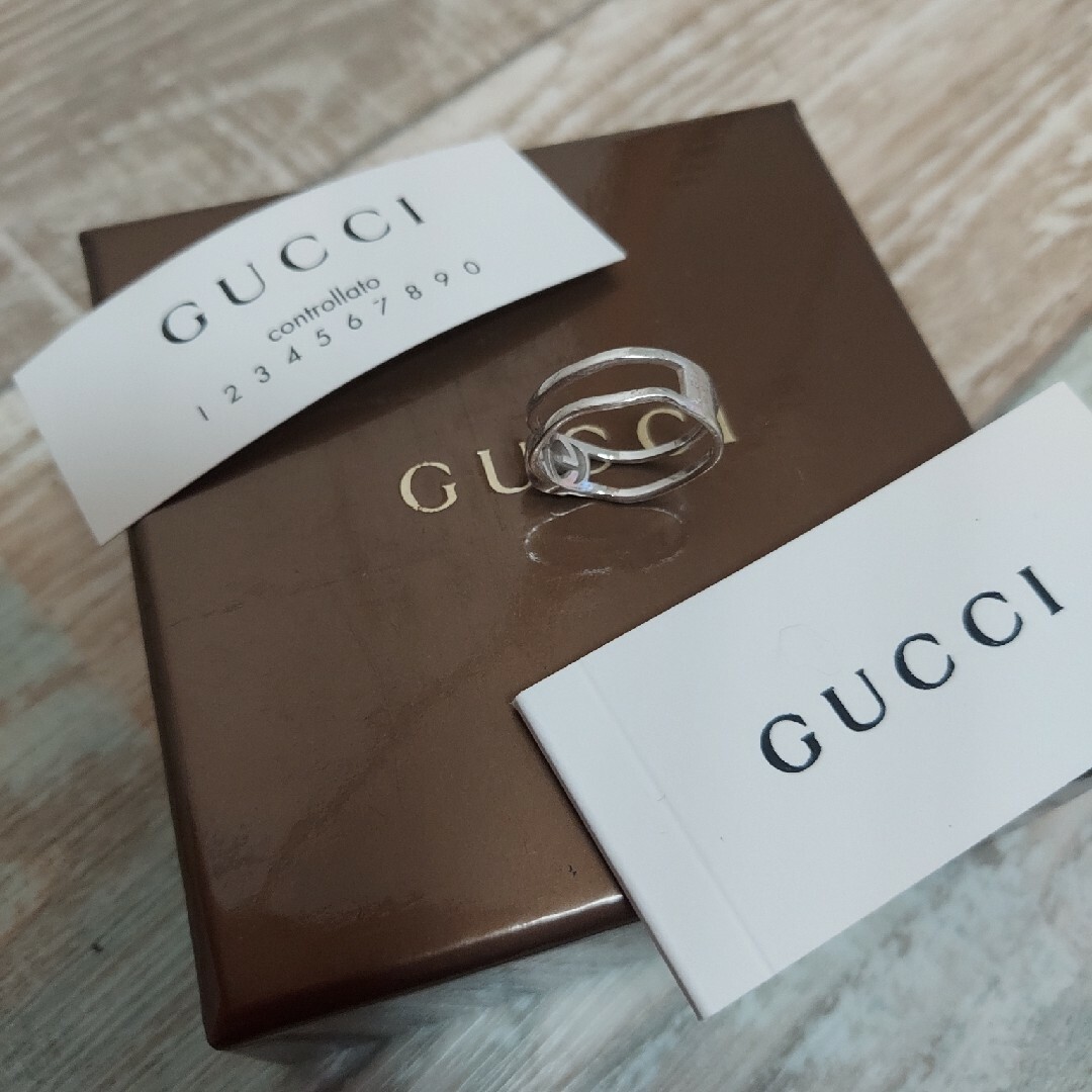 Gucci(グッチ)のGUCCI インターロッキングスリムG リング レディースのアクセサリー(リング(指輪))の商品写真
