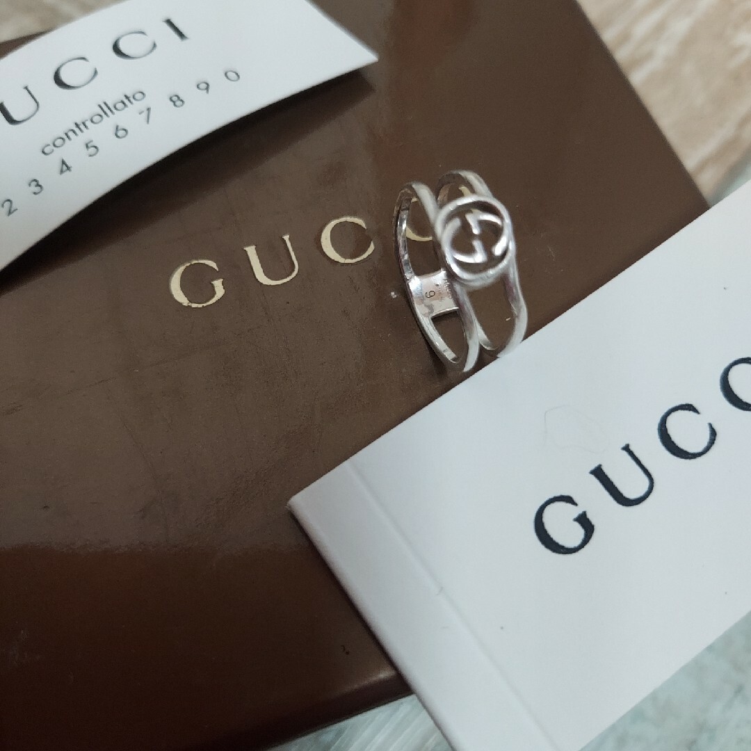 Gucci(グッチ)のGUCCI インターロッキングスリムG リング レディースのアクセサリー(リング(指輪))の商品写真