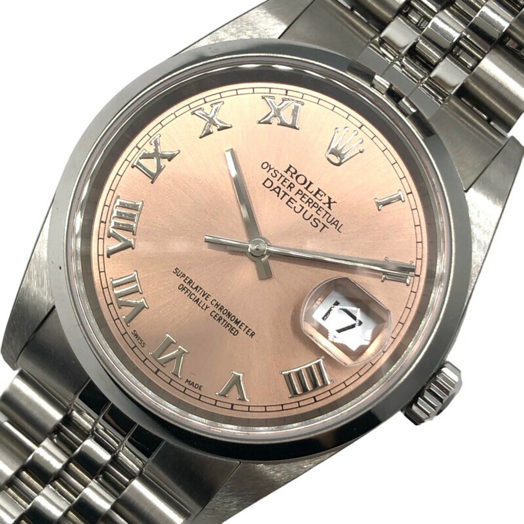 ロレックス  デイトジャスト オイスターパーペチュアル 腕時計 ステンレススチール 16220 自動巻き メンズ 1年保証  ROLEX