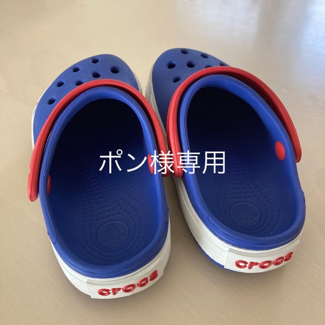 crocs(クロックス)のクロックス　キッズ　8 9 キッズ/ベビー/マタニティのキッズ靴/シューズ(15cm~)(サンダル)の商品写真