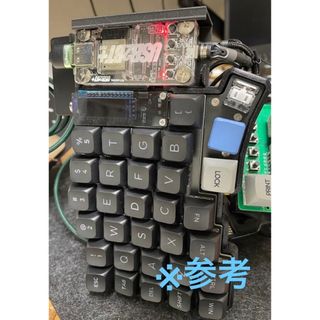 自作キーボード keyball61 USB2BT 無線化マウンタ 左右(PC周辺機器)