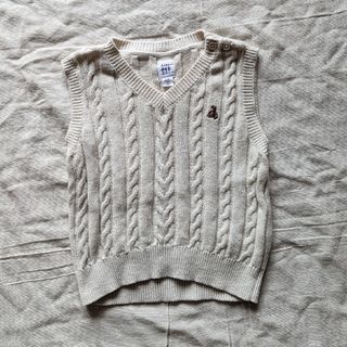 ベビーギャップ(babyGAP)のbabyGAP ベビーギャップ ニットベスト 12-18month(ニット/セーター)