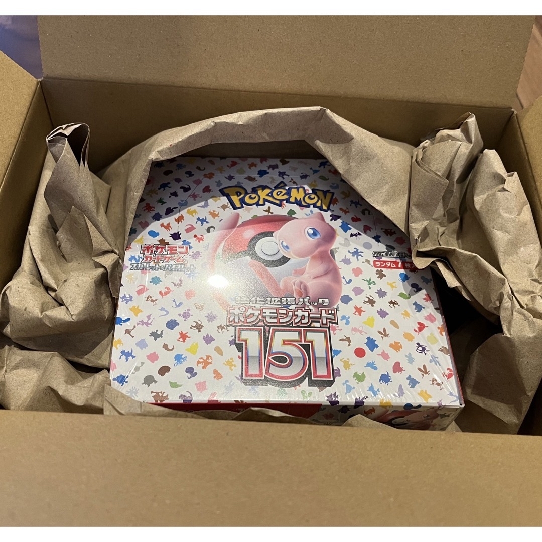 ポケモンカード151 BOX シュリンク付シュリンク