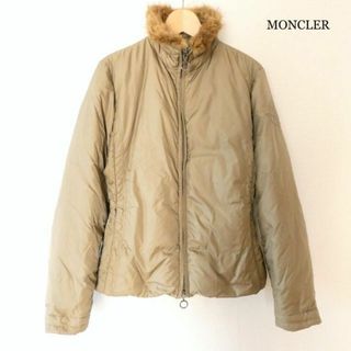 MONCLER - 美品 モンクレール 袖ロゴ ビーバーファー ダブルジップ