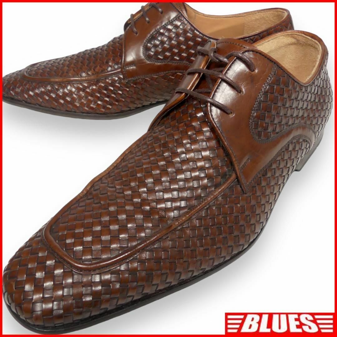 MAGNANNI - スペイン製 レースアップシューズ 25.5 本革 茶 レザー