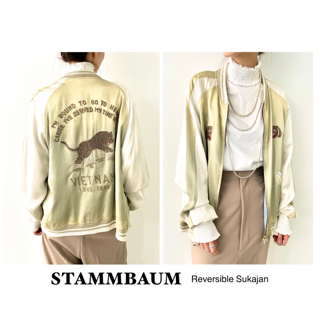 【STAMMBAUM/シュタンバウム】Reversible Sukajan