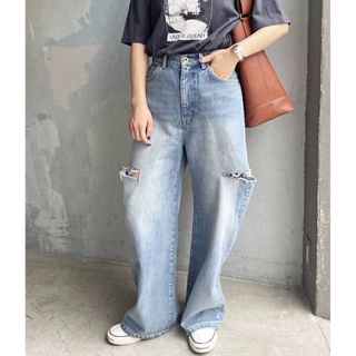 スピックアンドスパン(Spick & Span)のひなまま様専用‼︎5 1/2 SIDE CRUSHED DENIM 28(デニム/ジーンズ)