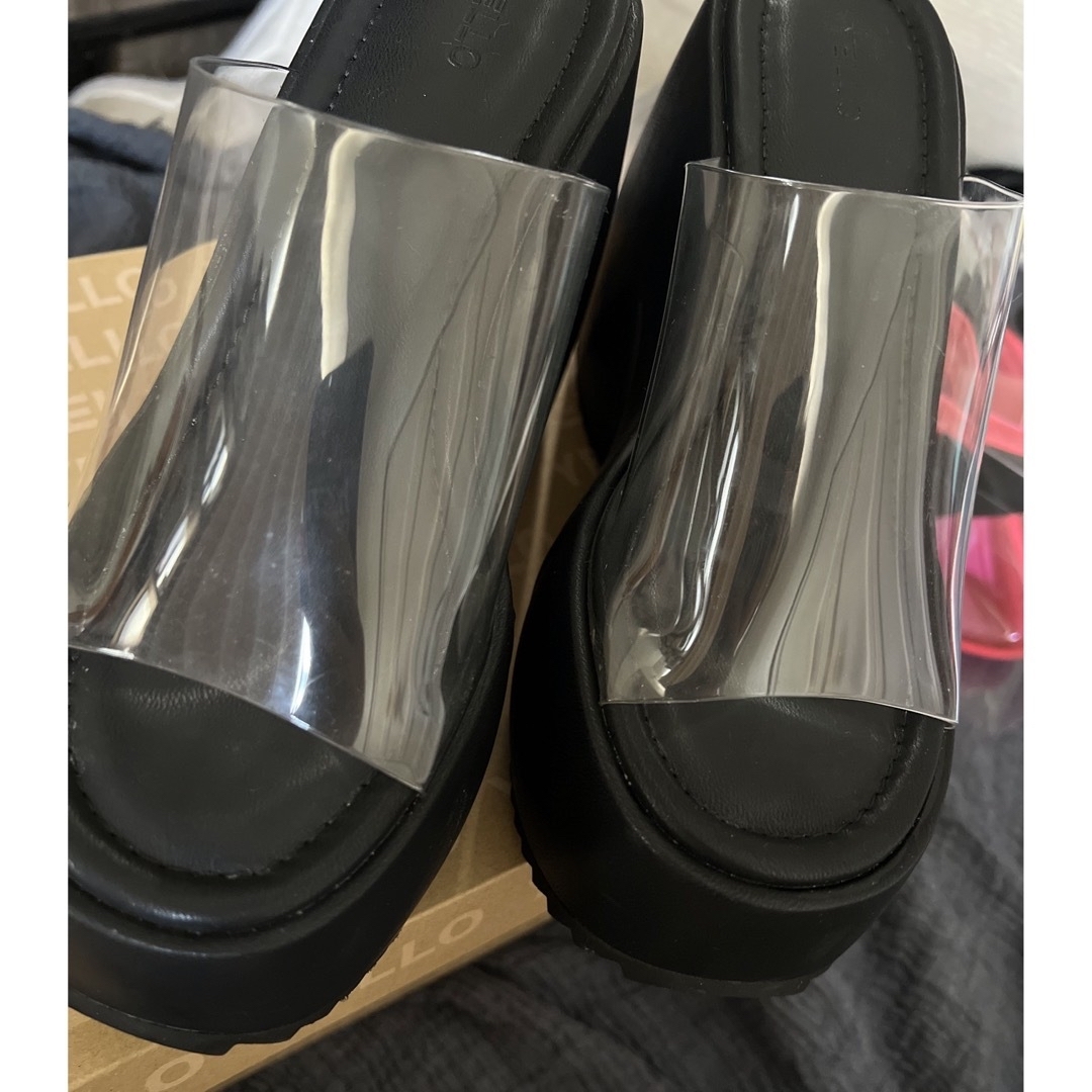 YELLO プラットフォーム サンダル  完売品 レディースの靴/シューズ(ハイヒール/パンプス)の商品写真