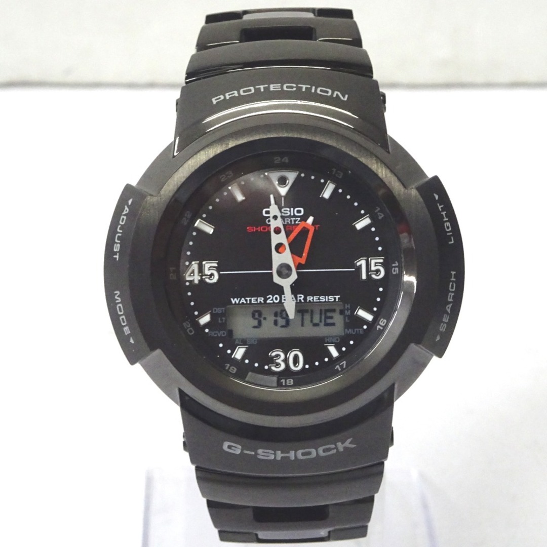 カシオ 腕時計 G-SHOCK FULL METAL AWM-500 ブラック ブラック ...