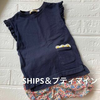 シップス(SHIPS)のSHIPS カットソー サイズ 90 プティマインサイズ 70 子供服(Tシャツ/カットソー)