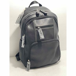 A88■新品 タグ付き 定価24000円ビジネスリュック 本革 黒大容量 A 4