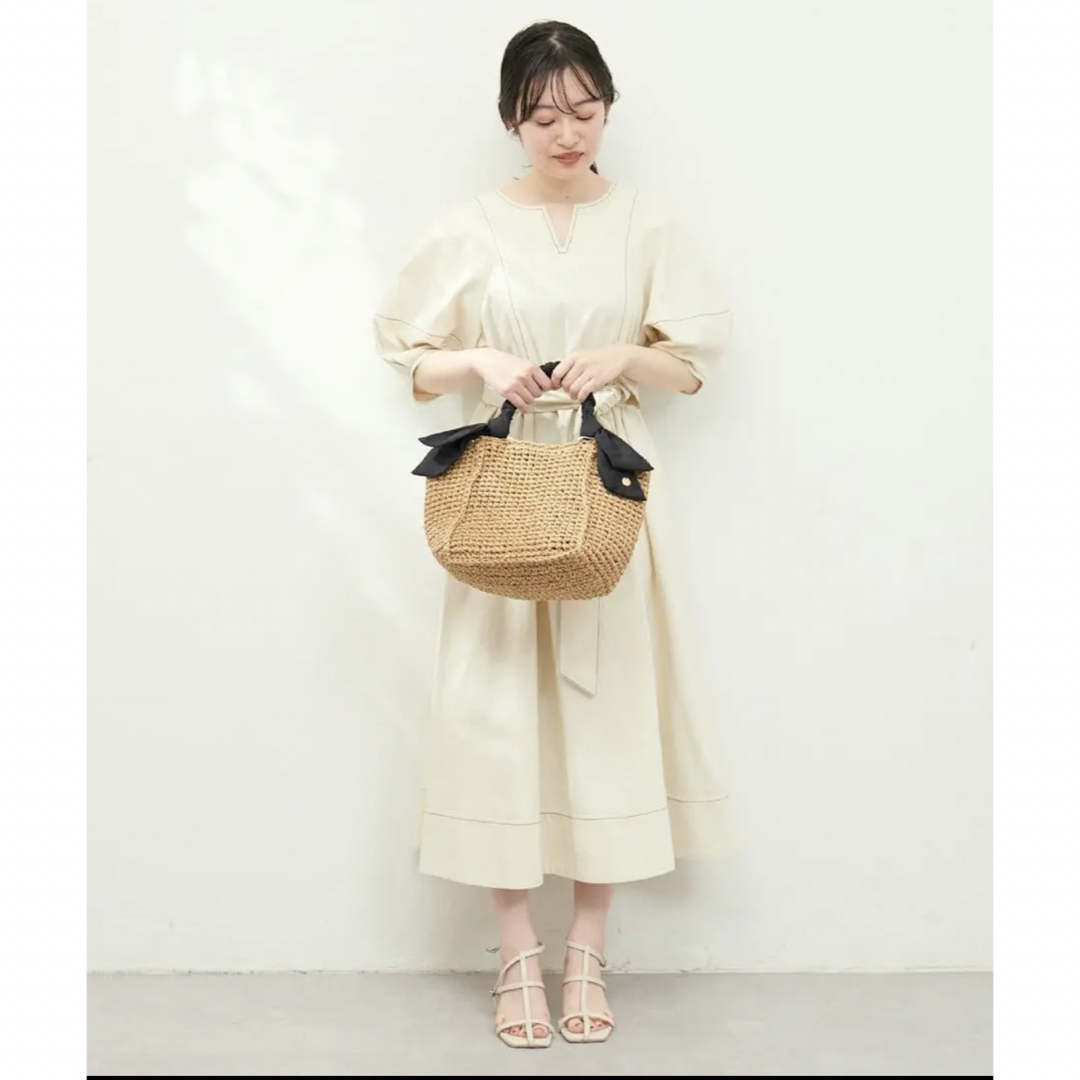 natural couture ナチュラルクチュール ランタンスリーブワンピース 2