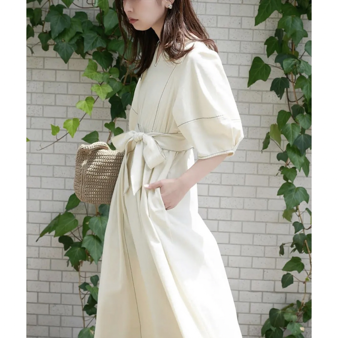 natural couture ナチュラルクチュール ランタンスリーブワンピース 3