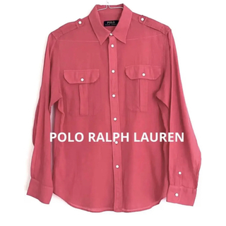 ポロラルフローレン(POLO RALPH LAUREN)のPOLO ラルフローレン　シャツ　赤　米国購入　新品(シャツ)