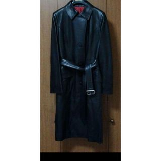 アクアスキュータム(AQUA SCUTUM)のAquascutum Leather　coat(ロングコート)