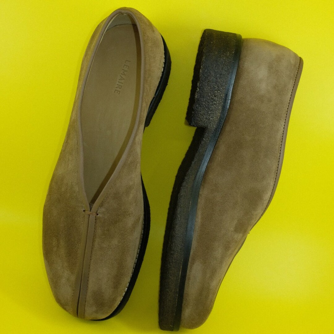 【新品】LEMAIRE PIPED SLIPPERS 【40/OTTER】