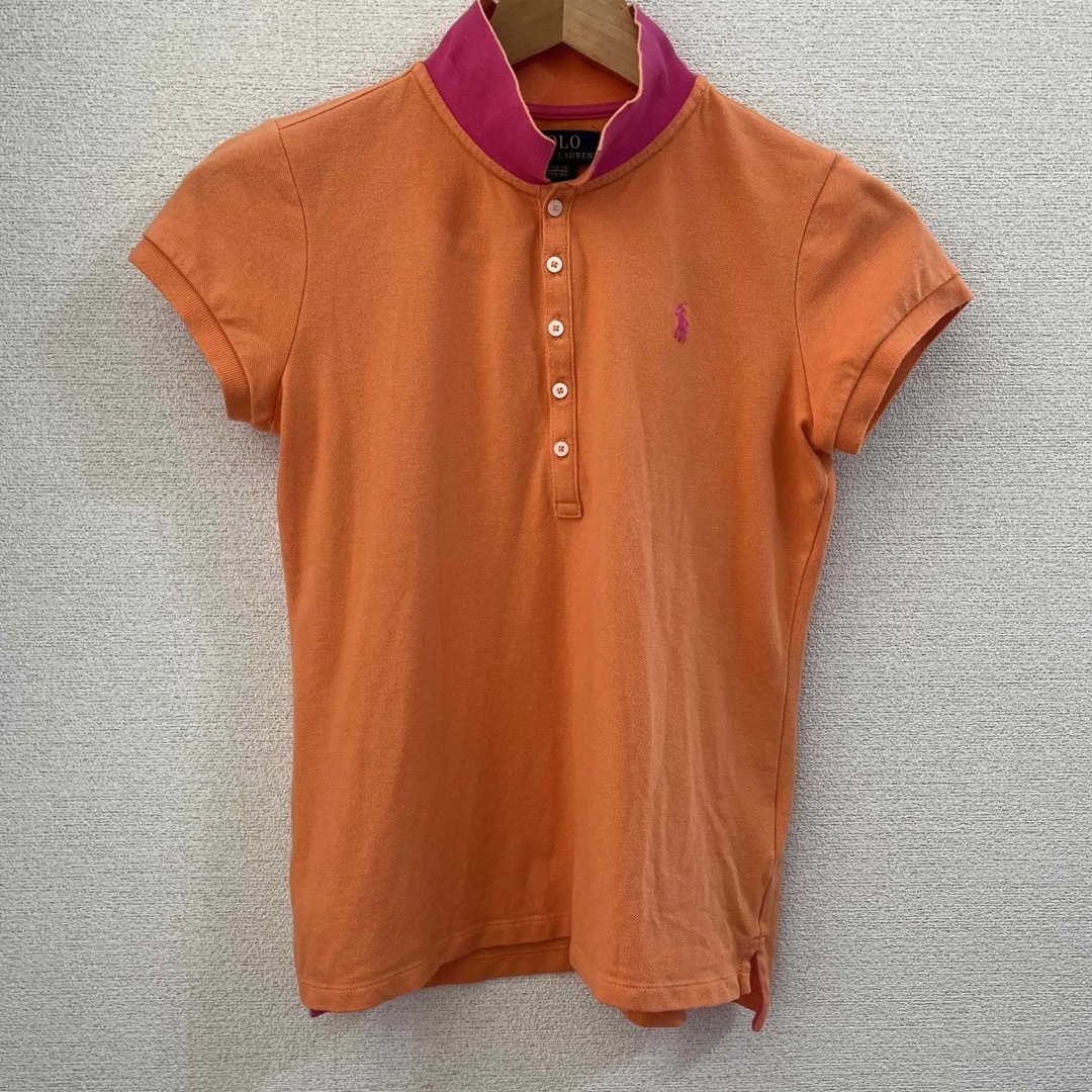 POLO RALPH LAUREN(ポロラルフローレン)の【Ralph Lauren】ポロシャツ　オレンジ　150 キッズ/ベビー/マタニティのキッズ服男の子用(90cm~)(Tシャツ/カットソー)の商品写真