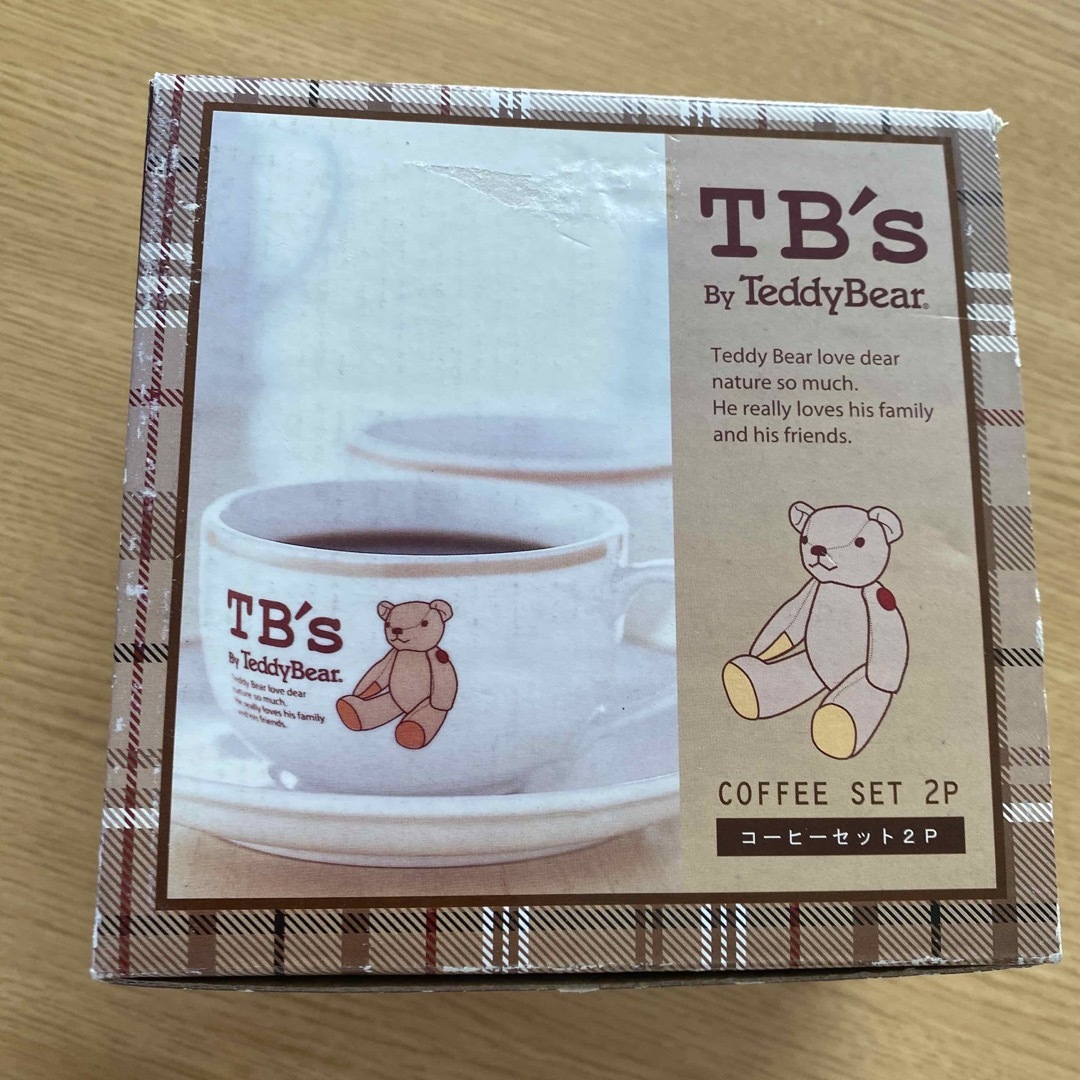 ドウシシャ(ドウシシャ)のTB’s By TeddyBear コーヒーセット2P インテリア/住まい/日用品のキッチン/食器(グラス/カップ)の商品写真