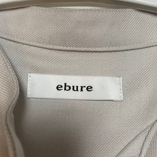 ebure ウール サキソニー テントラインシャツ ワンピース  エブール