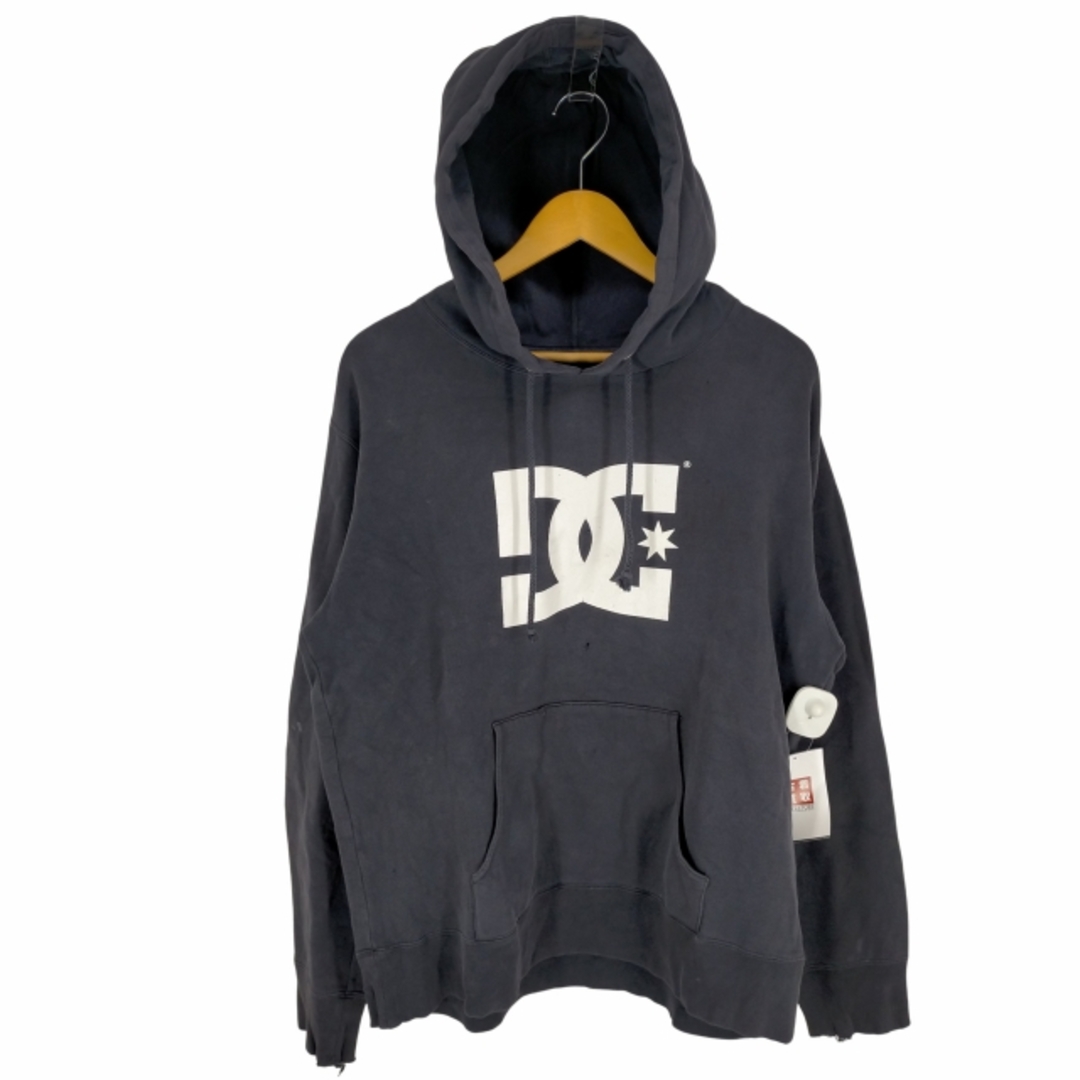 DC SHOES(ディーシーシューズ) ロゴプリントプルオーバーパーカー メンズ