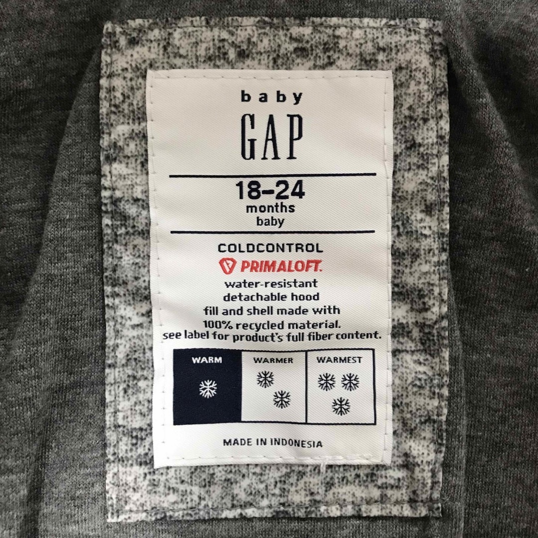 babyGAP(ベビーギャップ)のGAP キッズ/ベビー/マタニティのキッズ服男の子用(90cm~)(ジャケット/上着)の商品写真