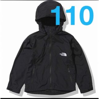 ザノースフェイス(THE NORTH FACE)のノースフェイス　キッズ　コンパクトジャケット　110 ブラック(ジャケット/上着)