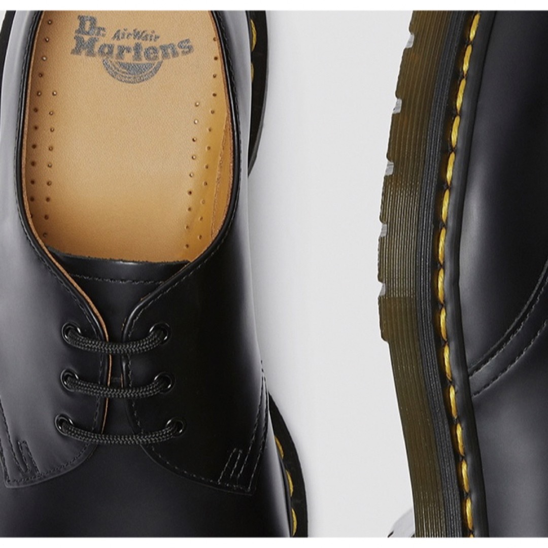 Dr.Martens(ドクターマーチン)のDr.Martens ドクターマーチン 1461 3ホール ギブソン ブラック メンズの靴/シューズ(ブーツ)の商品写真