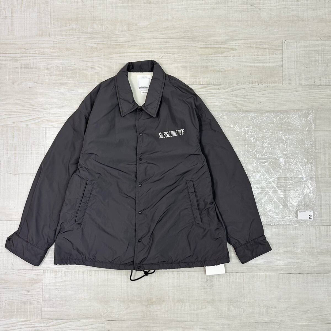 【SC SUBCULTURE】COACHES JACKET BLACK サイズ２