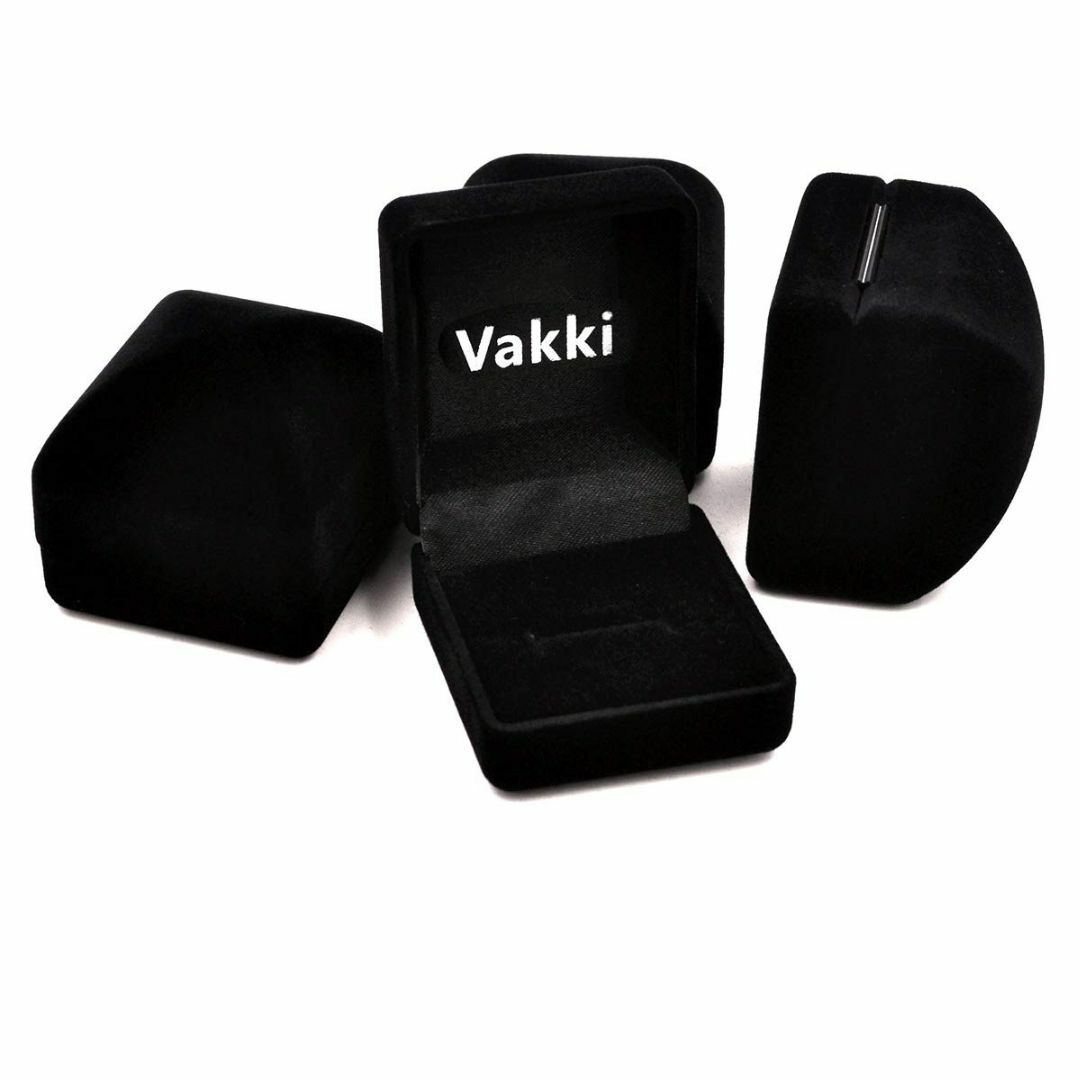 [ヴァッキ] 指輪 メンズ リング タングステン 炭素繊維 カーボンファイバー