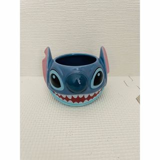 ディズニー(Disney)の美品 ディズニーリゾート スーベニアマグカップ スティッチ 陶器 食器(グラス/カップ)