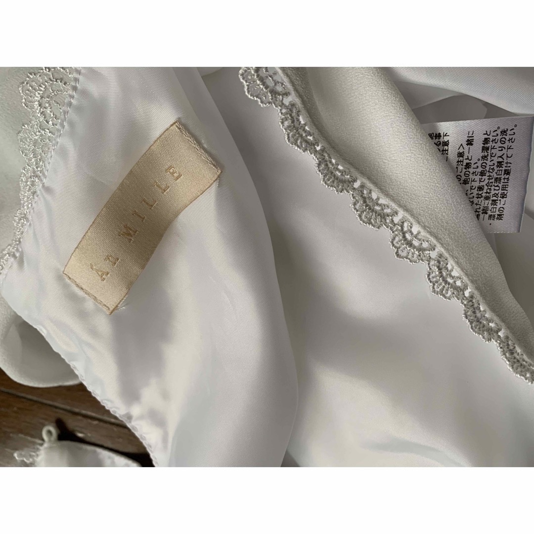 evelyn(エブリン)のアンミール フリルブラウス オフホワイト レディースのトップス(シャツ/ブラウス(半袖/袖なし))の商品写真
