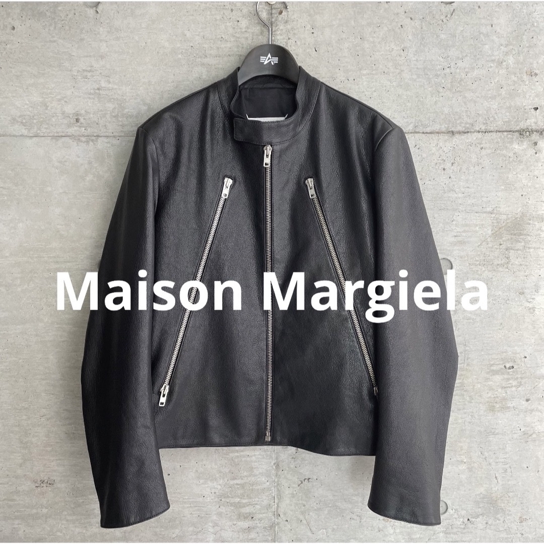 Maison Martin Margiela 八の字 レザーライダースジャケット