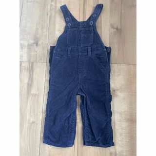 ベビーギャップ(babyGAP)のbabyGap コーデュロイ オーバーオール ネイビー(パンツ)