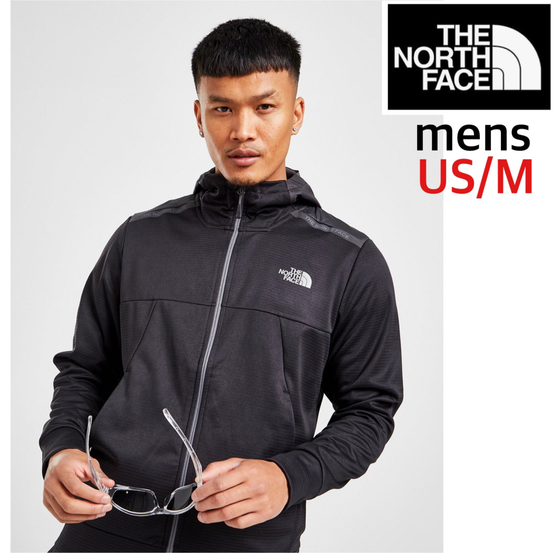 THE NORTH FACE(ザノースフェイス)の【海外限定】TNF ジャージ　パーカー メンズ　ブラック　日本サイズM メンズのトップス(ジャージ)の商品写真