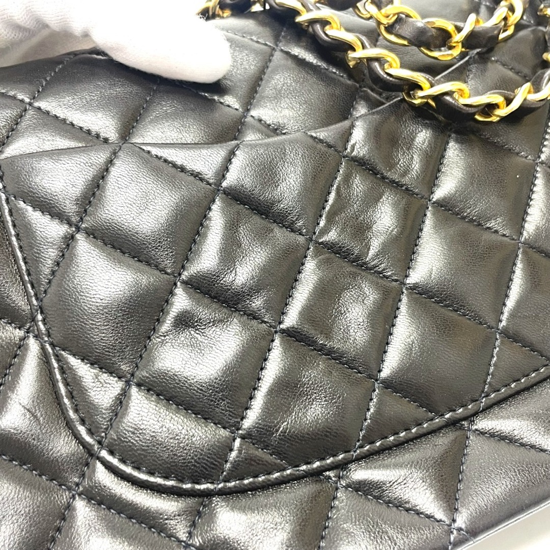 シャネル CHANEL マトラッセ 25 A01112  ココマーク Wフラップ チェーン ショルダーバッグ ラムスキン ブラック 2