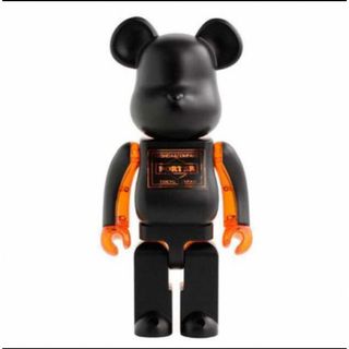 ベアブリック(BE@RBRICK)のBE@RBRICK PORTER  ブラック × スケルトンオレンジ 400％ (その他)