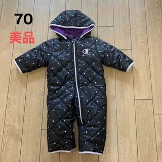 チャンピオン(Champion)の70cm ベビー服　チャンピオン　カバーオール　アウタージャンプスーツ　防寒着(カバーオール)