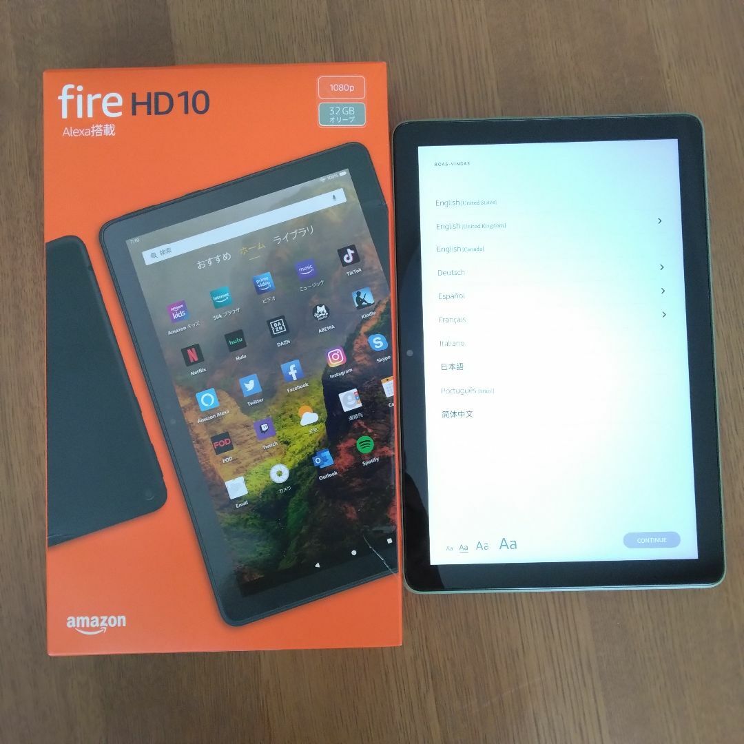 Fire HD 10 2021 オリーブ  32GB ケース+おまけ付スマホ/家電/カメラ