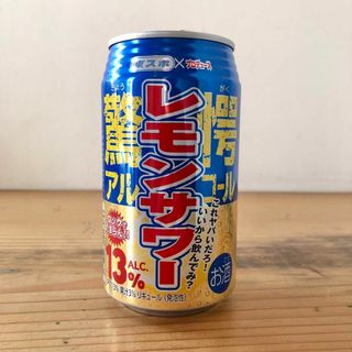 【空き缶】 東スポ 驚愕アルコール レモンサワー 350ml 13% 酒井法子(その他)