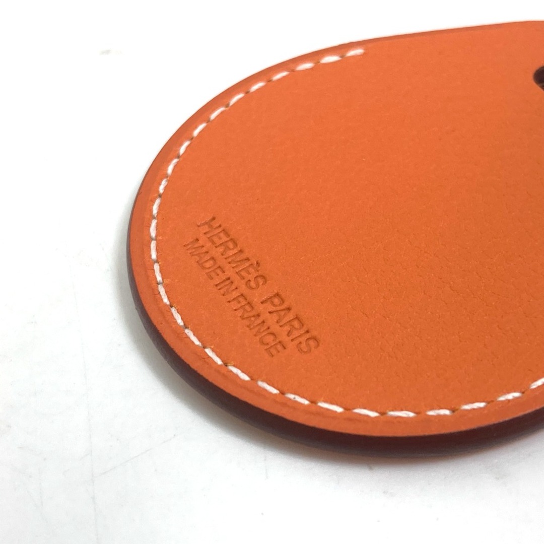 Hermes(エルメス)のエルメス HERMES Apple AirTag エアタグ アップル セリエ ストラップタイプ バッグチャーム スイフト Z刻 オレンジ 未使用 レディースのファッション小物(キーホルダー)の商品写真