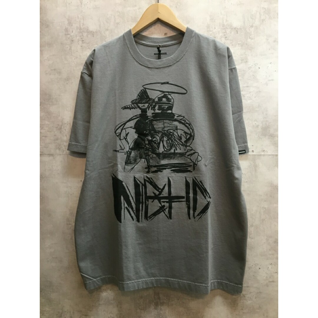 NEIGHBORHOOD - NEIGHBORHOOD NH × TAKU OBATA.TEE SS-1 GRAY