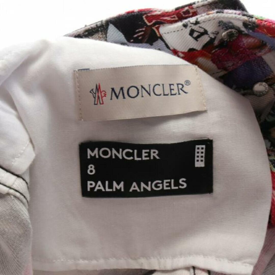 MONCLER(モンクレール)のGENIUS PALM ANGELS デニムパンツ 総柄 ホワイト マルチカラー メンズのパンツ(デニム/ジーンズ)の商品写真