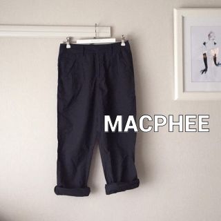 トゥモローランド(TOMORROWLAND)のMACPHEEシャカシャカクロップドパンツ(クロップドパンツ)