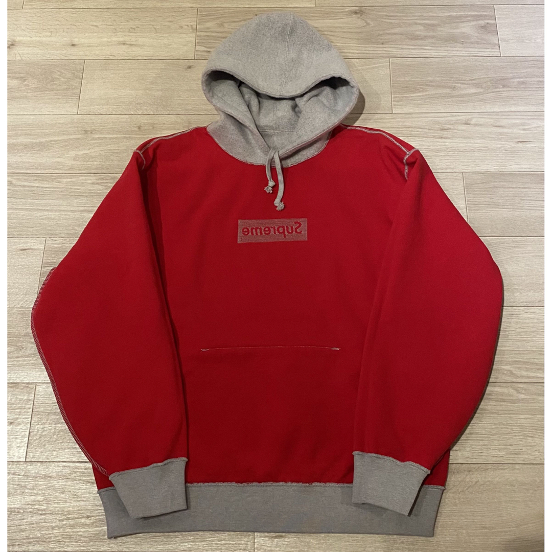 supreme inside out box logo hooded Lサイズ