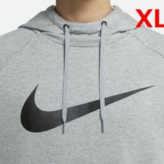 ナイキ(NIKE)のXL NIKEメンズパーカーCZ2426-063 グレーDri-FIT(パーカー)