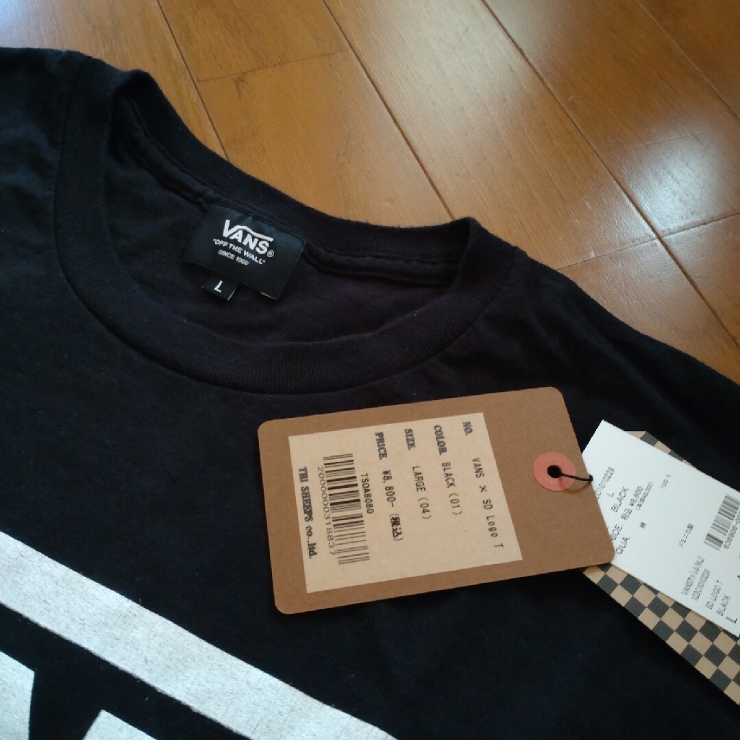 STANDARD CALIFORNIA(スタンダードカリフォルニア)のVANS　StandardCalifornia　logo tシャツ　Ｌ　黒 メンズのトップス(Tシャツ/カットソー(半袖/袖なし))の商品写真