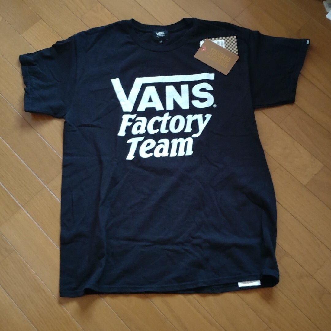 STANDARD CALIFORNIA(スタンダードカリフォルニア)のVANS　StandardCalifornia　logo tシャツ　Ｌ　黒 メンズのトップス(Tシャツ/カットソー(半袖/袖なし))の商品写真